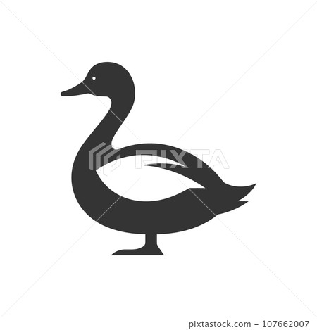 Goose bird icon Goose bird icon 107662007