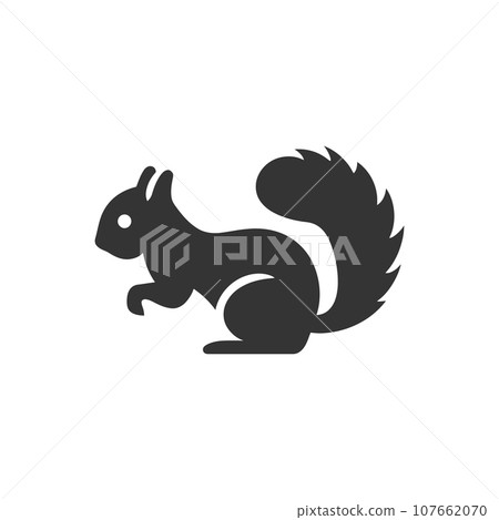 Squirrel icon 107662070