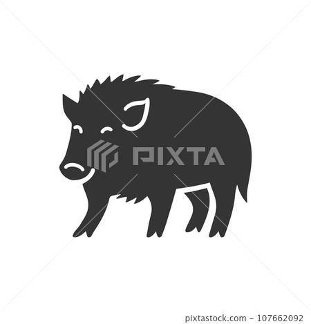 Peccary icon Peccary icon 107662092