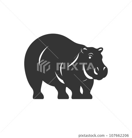 Hippopotamus icon Hippopotamus icon 107662206