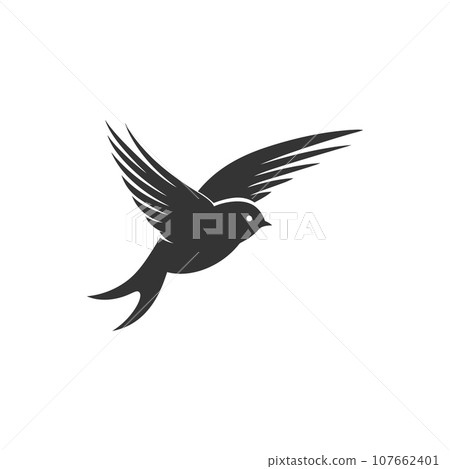 Swallow bird icon 107662401
