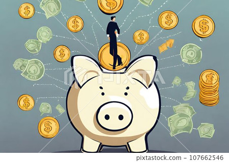 Save money without wasting money Save money without wasting money 107662546