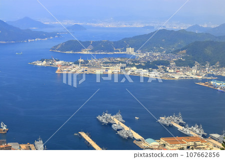 [Hiroshima Prefecture] View of Sukojima from the array (Maritime Self-Defense Force/Fleet) 107662856
