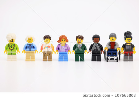 people with different age, religion, sex orientation, race, Disability and gender can work together as a team under the Diversity, Equity and Inclusion culture 107663808
