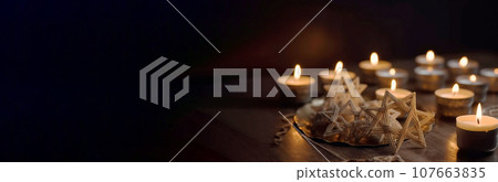 Hanukkah is a Jewish holiday, family religious traditional symbol of Judaism. Hanukkah is a Jewish holiday, family religious traditional symbol of Judaism. 107663835