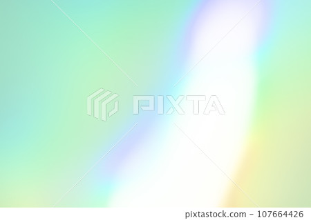 Green color rainbow color background material Green color rainbow color background material 107664426