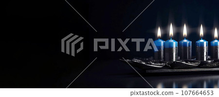 Hanukkah is a Jewish holiday, family religious traditional symbol of Judaism. Hanukkah is a Jewish holiday, family religious traditional symbol of Judaism. 107664653