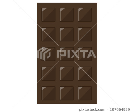 Bar of chocolate. chocolate Bar of chocolate. chocolate 107664939