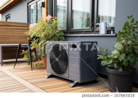 Outdoor unit of air source heat pump 107665816