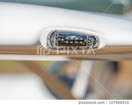 Detail of sport airplane on airport during exhibition day 107666810