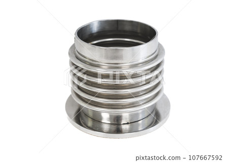 Steel bellows compensator for heating lines isolated 107667592