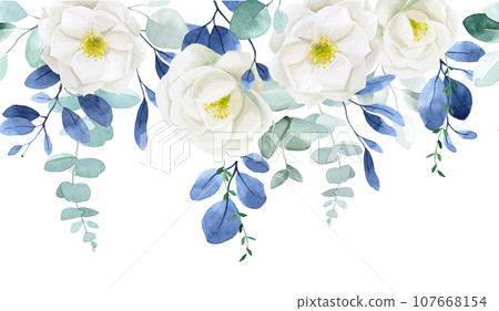 flower, aquarelle, floral 107668154