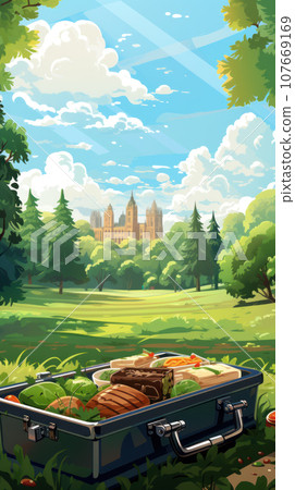 Lunch in nature 107669169