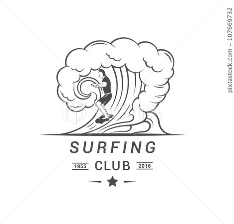 Surfing Club Logotype. Surfing Club Logotype. 107669732