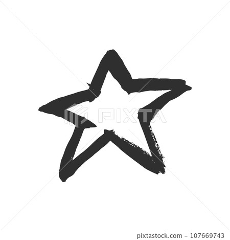 Black Ink Star. 107669743