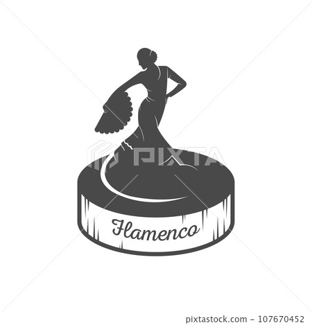 Flamenco Logotype. 107670452