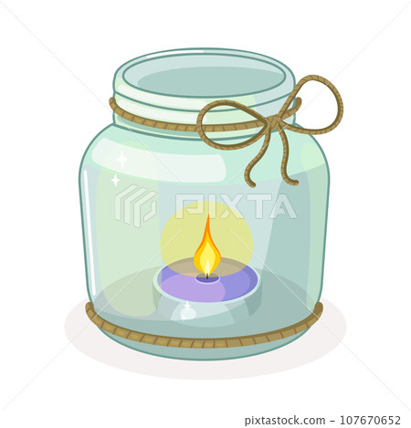 Illustration of Aromatic Candle 107670652