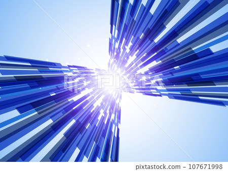 blue digital technology background blue digital technology background 107671998