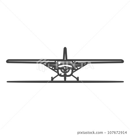 從正面/落地螺旋槳飛機/高翼小飛機/塞斯納飛行員訓練、觀光飛行等 從正面/落地螺旋槳飛機/高翼小飛機/塞斯納飛行員訓練、觀光飛行等 107672914