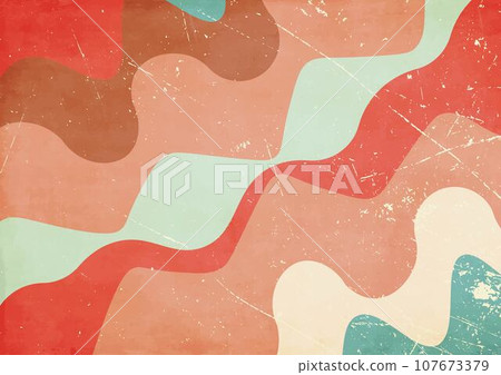 Line in style of 70s-90s.Classic Vintage Retro Rays Background.Abstract retro,Sunbeam,geometric pattern, Funky Hippie,Classic Vintage Retro Rays Background. 107673379