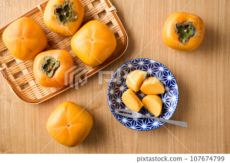 來自奈良縣的無核柿子(Tone Wase) 來自奈良縣的無核柿子(Tone Wase) 107674799