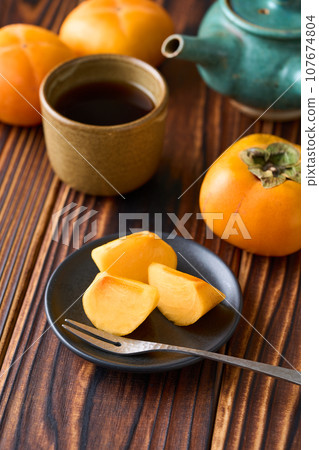 來自奈良縣的無核柿子(Tone Wase) 來自奈良縣的無核柿子(Tone Wase) 107674804