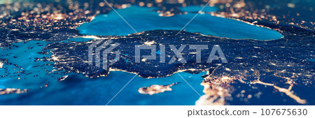 Turkey and Black Sea 107675630