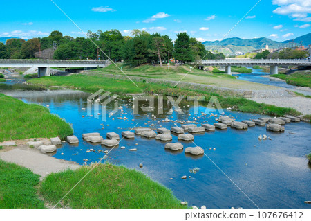 鴨川與高野川的交會處（出町踏腳石） 107676412