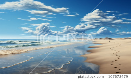 沙漠海灘:人工智慧工作 沙漠海灘:人工智慧工作 107678479