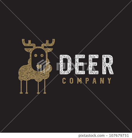 Deer Sheep Fleece Logo Vector Design Concept Deer Sheep Fleece Logo Vector Design Concept 107679731