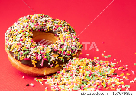 Donut chocolate Donut chocolate 107679892