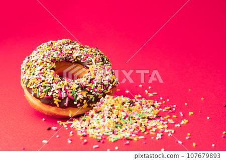 Donut chocolate Donut chocolate 107679893