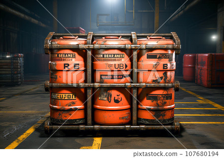 Drum Barrel used to store oil in the Middle East Drum Barrel used to store oil in the Middle East 107680194