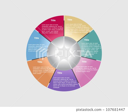 Modern infographic template design 107681447