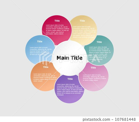 Modern infographic template design Modern infographic template design 107681448