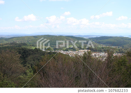 從宮城縣利府町班伽森山眺望的景色 107682233