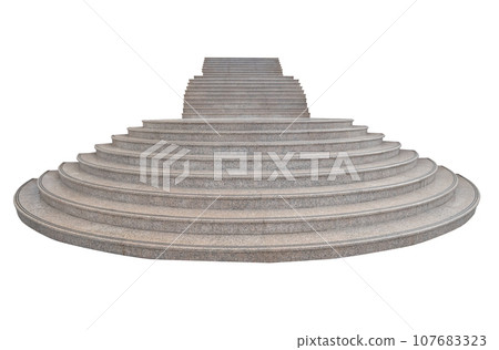stone staircase isolated stone staircase isolated 107683323