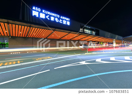 [Kumamoto Prefecture] Night view of Aso Kumamoto Airport (Kumamoto Airport) 107683851