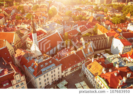 Aerial View of Tallinn Aerial View of Tallinn 107683950