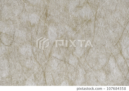 Background material (sand beige) by stacking different types of Japanese paper Background material (sand beige) by stacking different types of Japanese paper 107684358