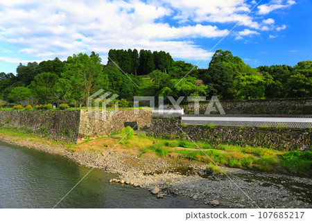 [Kumamoto Prefecture] Mizunote Monzeki of Hitoyoshi Castle on a clear day 107685217