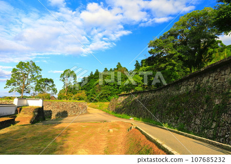 [Kumamoto Prefecture] Mizunote Monzeki of Hitoyoshi Castle on a clear day 107685232