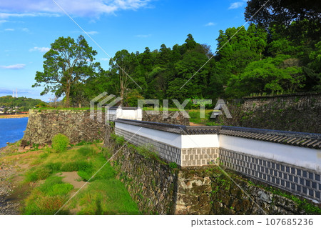[Kumamoto Prefecture] Mizunote Monzeki of Hitoyoshi Castle on a clear day 107685236
