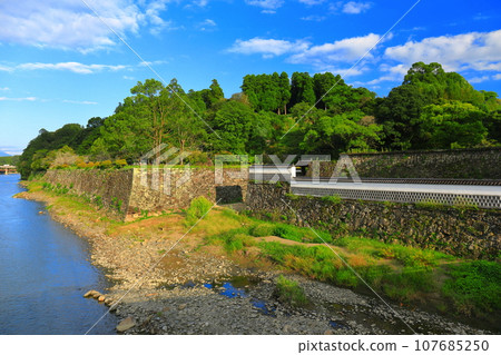 [Kumamoto Prefecture] Mizunote Monzeki of Hitoyoshi Castle on a clear day 107685250