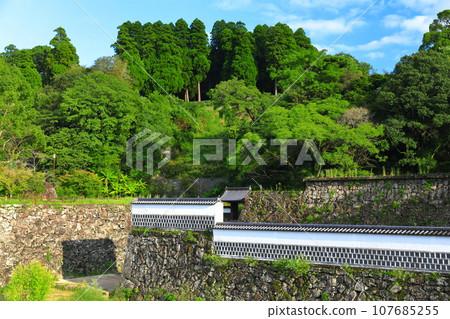 [Kumamoto Prefecture] Mizunote Monzeki of Hitoyoshi Castle on a clear day 107685255
