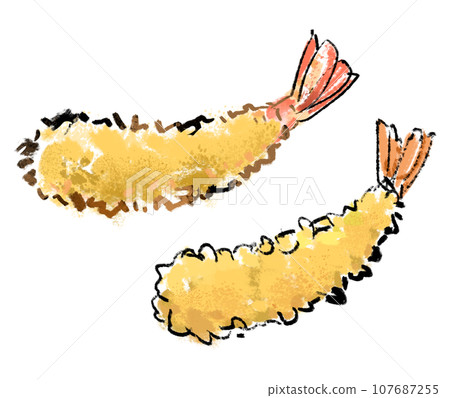 Shrimp tempura 107687255