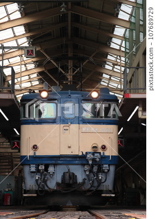 JR East_EF64-1001 parked on the pit line of Takasaki Transportation District_Photographed on September 17, 2023 JR East_EF64-1001 parked on the pit line of Takasaki Transportation District_Photographed on September 17, 2023 107689729