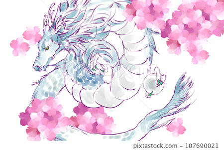 A blue dragon roaring with a dragon ball in hand A blue dragon roaring with a dragon ball in hand 107690021