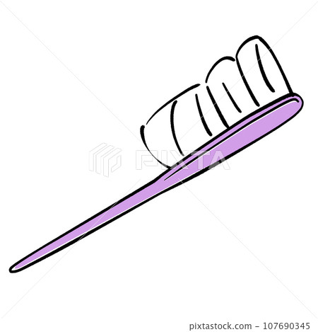 Hairbrush illustration Hairbrush illustration 107690345