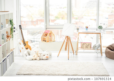 Beautiful and light children room Beautiful and light children room 107691314